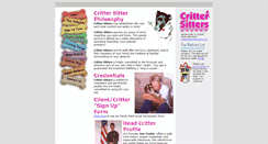 Desktop Screenshot of crittersitters.us